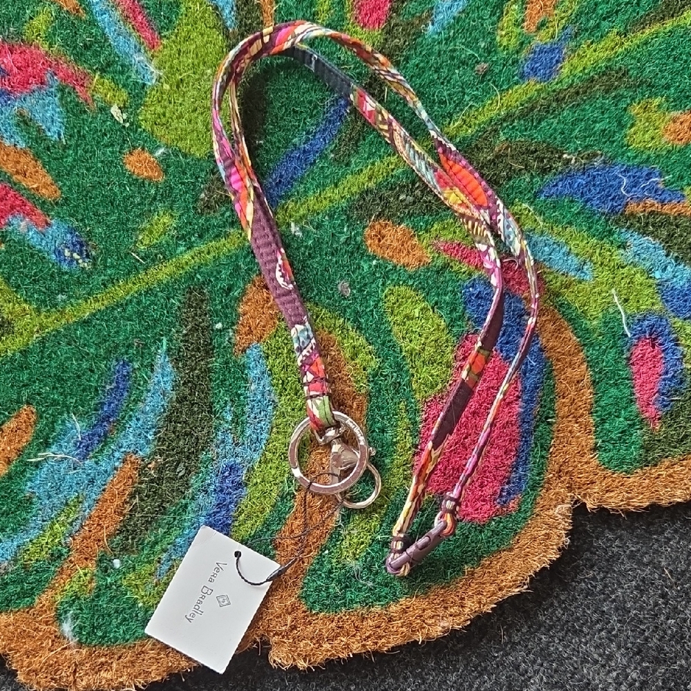 Vera Bradley Multicolor Patterned Lanyard